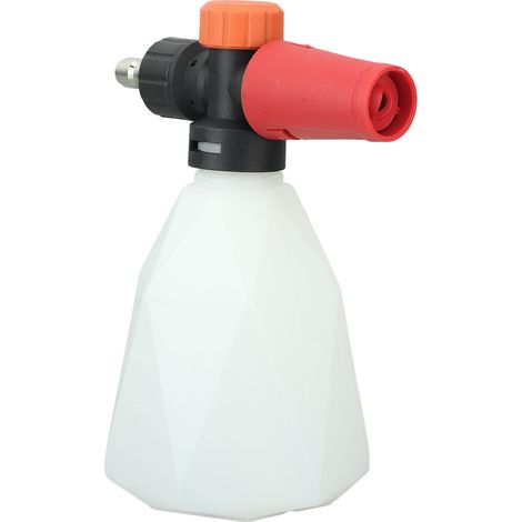 Mousseur de lavage auto 500ml portable haute pression avec raccord rapide 1/4 pouce pour lavage voiture jardin forme losange (1/5)