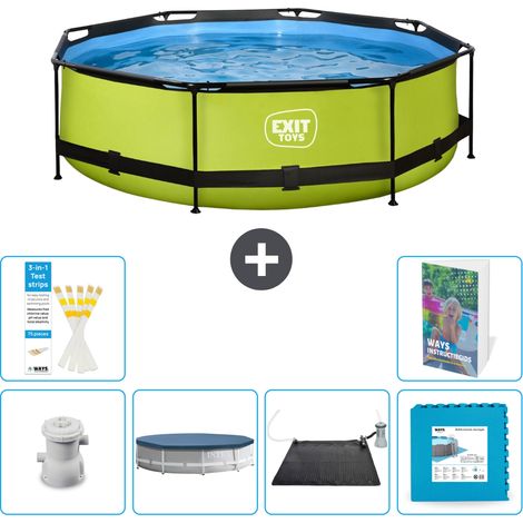 Exit Pool Rund - 300x76 cm - 7-teilig S273