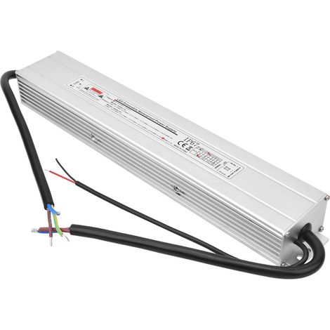 Alimentation LED étanche 2 en 1 SCR/0-10 V à intensité variable, entrée AC 170260 V (50/60 Hz), sortie DC 24 V 12,5 A 300 W (1/5)