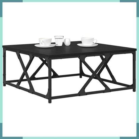 Table basse - 882774 - Chêne noir - 70 x 70 x 30 cm - Bois d'ingénierie (1/5)