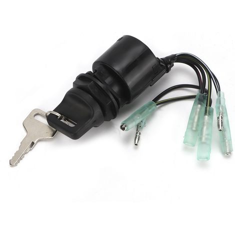 Contacteur d'allumage à clés 35100‑ZV5‑013, compatible avec les moteurs hors-bord BF115, BF135, BF150, BF200 et BF225. (1/5)