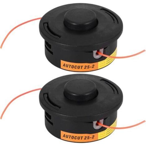 2 Pièces Tête de Débroussailleuse Stihl Autocut 25–2, Tête de Coupe Fits FS55 FS55R FS80 FS85 FS90 FS90R FS100 FS110 FS130 FS250, Tête de Coupe Pièces de Rechange Accessoires de Coupe-herbe (1/5)