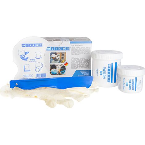 Epoxidharz zum Spachteln Weicon BR bernstein 0,2 kg (1/2)
