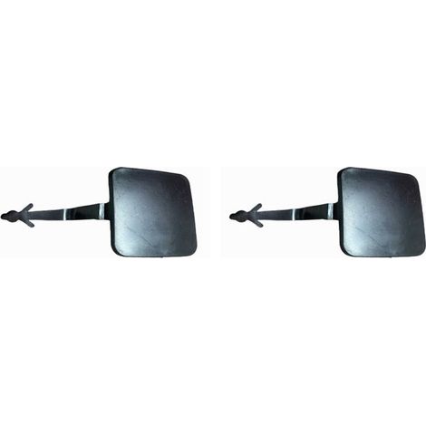 Adatto per 2 coperture per gancio di traino paraurti anteriore auto 7422P8, coperture per fori del rimorchio, coperture decorative
