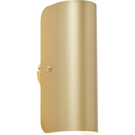 Moderne Wandleuchte Gold 2-flammig - Gotthard
