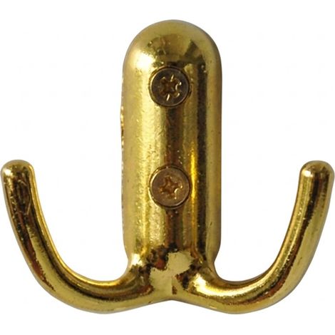 APPENDIABITO 2 GANCI pz 1 - oro  - Blister Koncreto