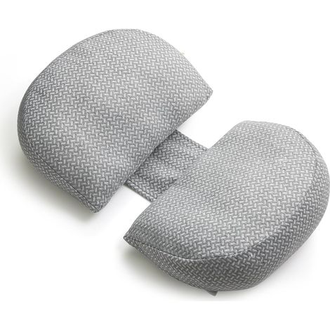 Schwangerschaftskissen W-Form Verstellbar Seitenschläferkissen, verstellbares Bauchkissen, abnehmbarer Bezug, OEKO-TEX zertifiziert, maschinenwaschbar, tragbar (1/5)