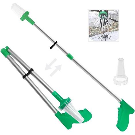 Spider Catcher Long 83cm,Spider Catcher Pliable,Pince Araignée Ordinateur De Poche,Attrapeur D'araignée,Pince Attrape Araignée, Attrape Insectes, Outi (1/5)