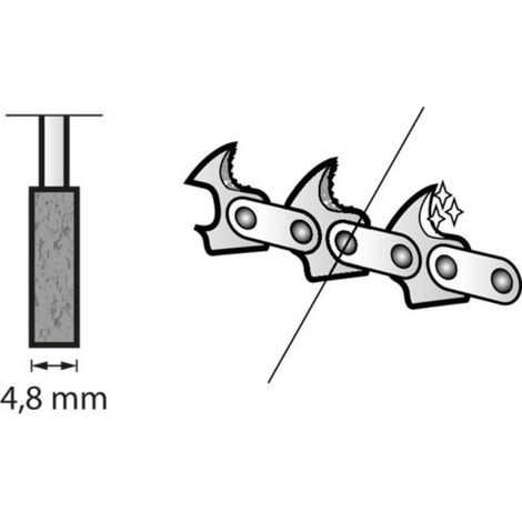 DREMEL MUELA LIJAR 454 4,8MM X3