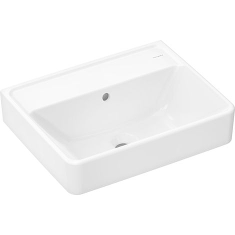 hansgrohe Xanuia Q lave-mains, sans trou de robinetterie, avec