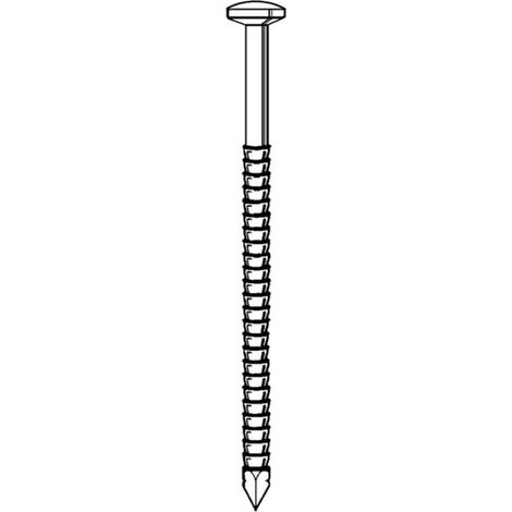 10 800 Pointes Annelées Inox Tête Bombée 16° (Coil) - 2.1/2.3x45 mm - D-Work (1/3)