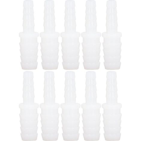 Raccord réducteur tuyau PE 10 pièces – droit, double diamètre, pour aquarium et pompe
