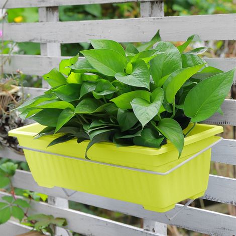 Seed Starter Tray - 43 cm x 19 cm x 14 cm - Plastic Germination Tray for Balcony and Greenhouse Use - 2 Units (1/4)