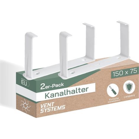Pieces Duct Handle 150x75 mm Sturdy Plastic For Ventilation Heating Cooling (1/5)