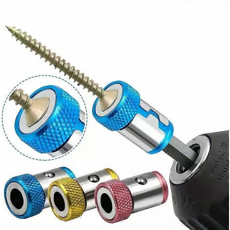 FÜR Kopfhalter, elektromagnetischen Ring aus Legierung, Schraubendreher-Bohrer, Kreuzbohrer, Magnetisierer, rutschfest und korrosionsbeständig, magnetisch ri-JXLGV (1/4)