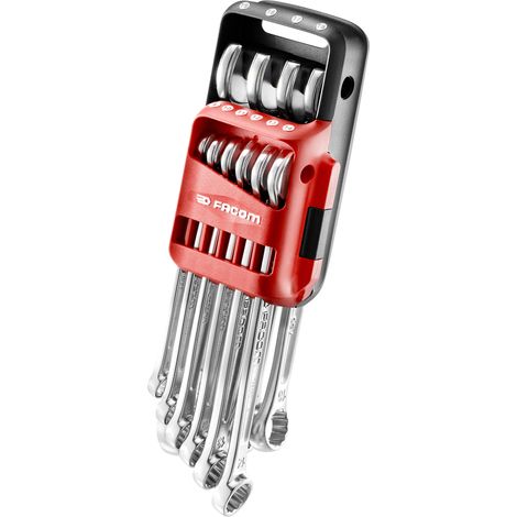 Serie di 10 chiavi combinate - FACOM - in valigetta - 440.JP10PB