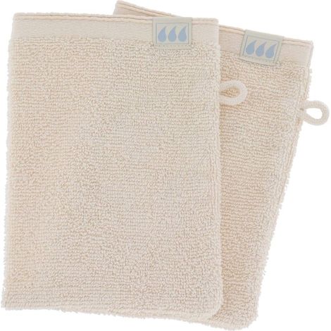 Set aus 2 handschuhen 15x21 cm 100% baumwolle mit fransen - natürlich - Tendance (1/2)