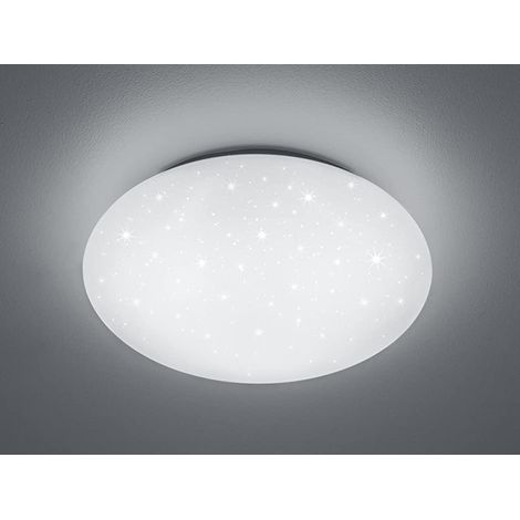 Reality LED-Deckenleuchte Putz weiß Starlight Effekt neutralweiß