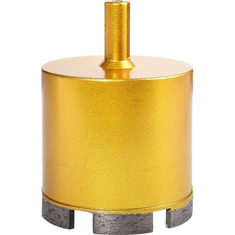 65mm Diamant Diamant Scie Trépan, Ardoise Porcelaine Marbre Creux Foret Creux Pour Verre, Céramique, Porcelaine, Tuile, Marbre, Granit (Diamètre De 65mm)