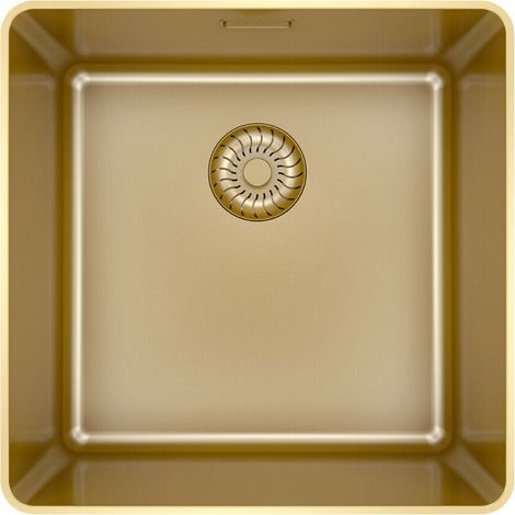 CARESSI Einbaubecken CAPPSR40R20G Gold (PVD) (1/2)