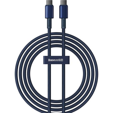 Tungsten Gold USB-C-Kabel - USB-C 100 W 2 m - Marineblau (1/5)