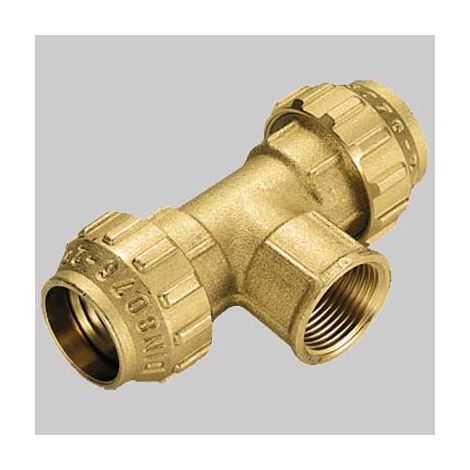 RACCORDO A TEE FEMMINA COBRA RING 63 x 2 x 63 TIEMME
