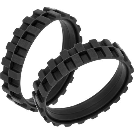 Pneu de rechange en caoutchouc compatible pour Roomba 500, 600, 700, 800, 900, e, i, S.Remplace la Roue latérale de Votre Robot. Remplacement Compatible avec iRobot Roomba Durabilité (1/5)