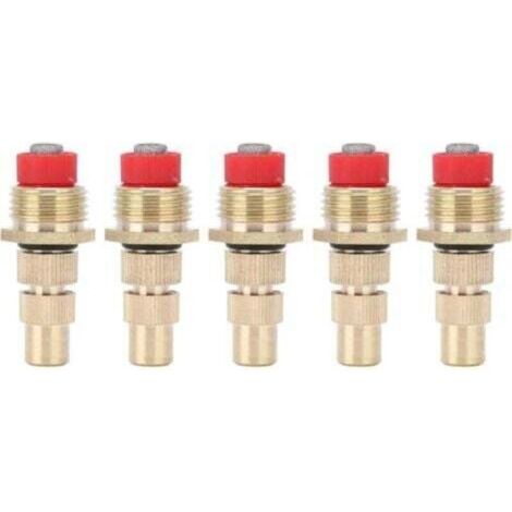 Lot de 5 Buses Atomisation G1/2 Réglables avec Filtre Intégré pour Irrigation Jardin et Refroidissement Efficace (1/4)