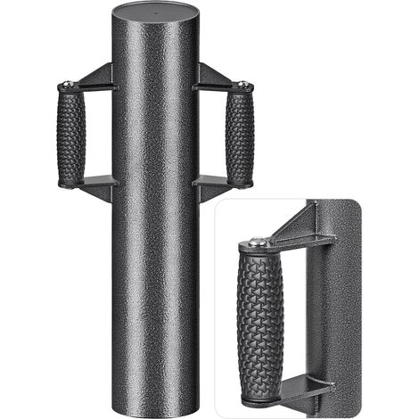 Enhanced Post Driver avec poignées antidérapantes de 9 kg, poteau de clôture de 58,4 cm pour poteaux de clôture métalliques, poteaux en T, canaux en U, diamètre intérieur = 12,9 cm (1/5)