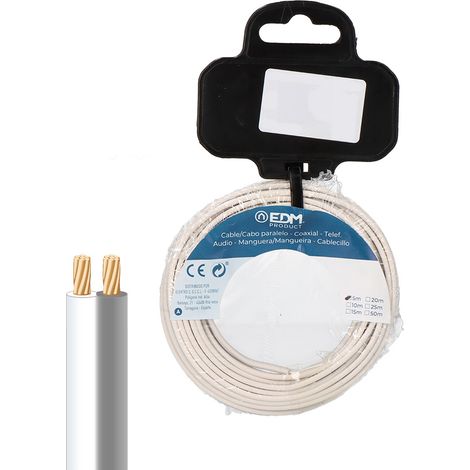 Câble Audio Parallèle 2x1.5mm2 Câble Audio Parallèle Pour Connexion De Qualité. - Edm