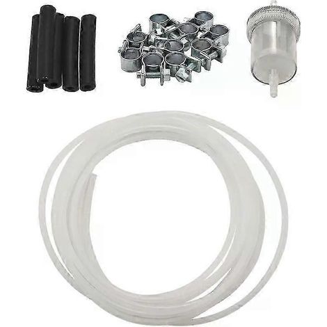 Tuyau de chauffage de stationnement pour voiture, remplacement de tuyau d'alimentation en carburant, clip de serrage, filtre à carburant, chauffage à fioul brut, compatible avec Webasto Eberspacher-JX (1/5)