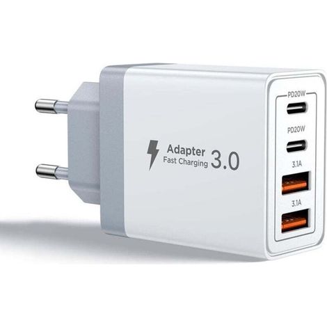 USB-Splitter, kompatibel mit Apple 16/15-Ladegeräten, Schnellladeadapter für Samsung- und Android-Mobiltelefone – Crezuo