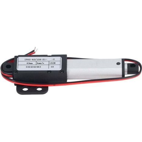 Actionneur linéaire électrique 40mm course 150N 4 mm/s mouvement pour canapé Robot TV Table fenêtre 12V (1/4)