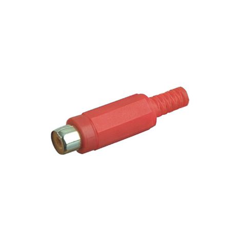 Conector RCA Coaxial Hembra Electro DH Color Rojo 10.589/R 8430552010905 (1/2)