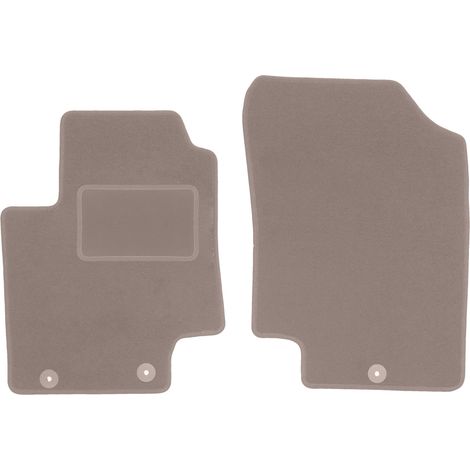 Vordere Fußmatten für: Kia Rio II DE Schrägheck (2005–2011), beige (1/5)