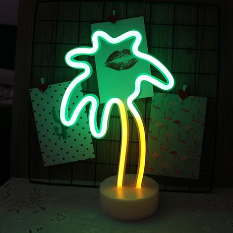 Veilleuse design mignonne, lampe de chevet, fonctionne avec 3 piles AA, alimentation USB, portable, pour la décoration intérieure, cadeau d'anniversaire. (1/5)