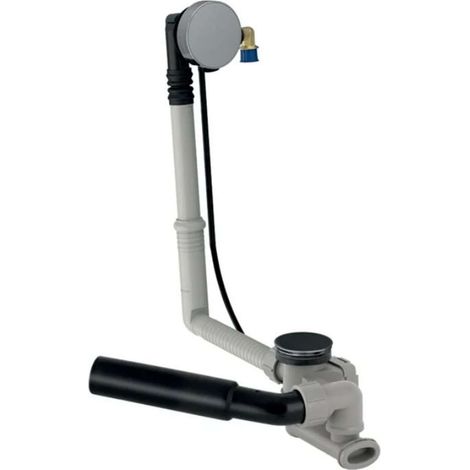 Geberit Accesorios - Juego de desagüe y rebosadero para bañera con llenado, longitud 260 mm, kit de montaje, cromo 150.710.21.6