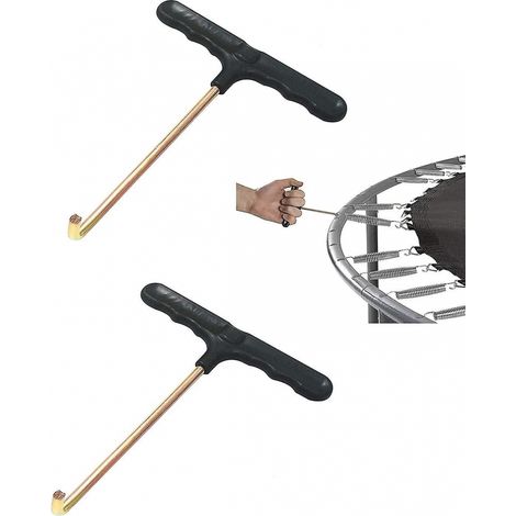 BEBUSINGOTO Trampolin-Federzugwerkzeug T-Haken (2er-Pack)