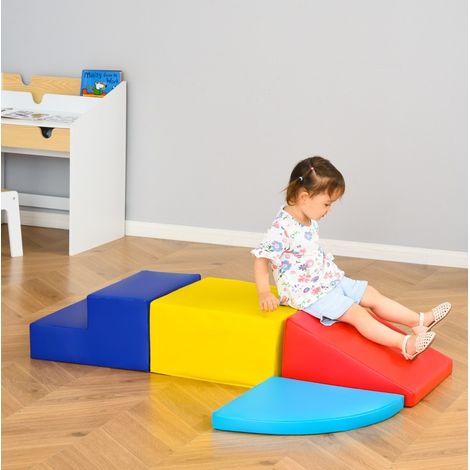 Blocs de motricité 72x47x48 cm en mousse multicolore, modulable pour enfant FloraGrace (1/5)