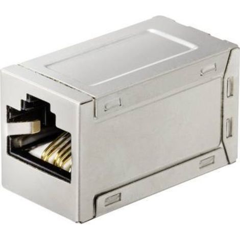 Trywise RJ45 réseau informatique Adaptateur CAT 6 [1x RJ45 femelle - 1x RJ45 femelle] métal A692882 (1/3)