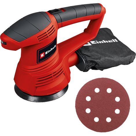 Einhell Ponceuse excentrique TC-RS 38 E (380 W, Diamètre du disque abrasif : 125 mm, Système auto-agrippant, Livré avec une feuille abrasive) (1/3)