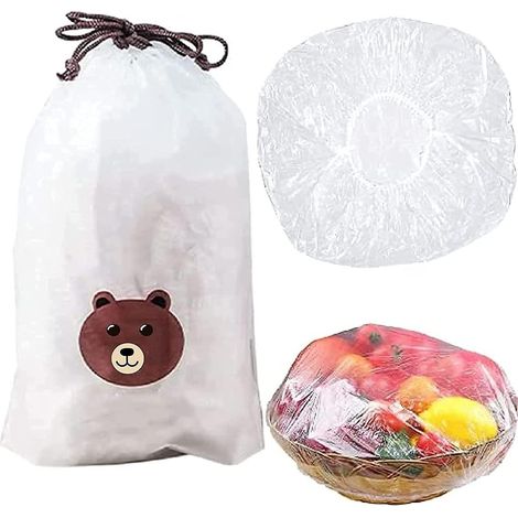 Sacs Ziploc, sacs Ziploc pour assiettes et bols, sacs Ziploc pour restes, couvercles élastiques réutilisables pour bols (1/5)