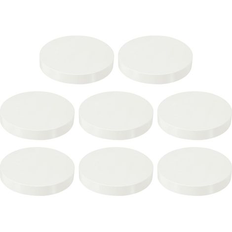 8 pcs 110mm ID PVC Tuyau Extrémité Capuchon Raccord pour DIY Blanc (1/5)