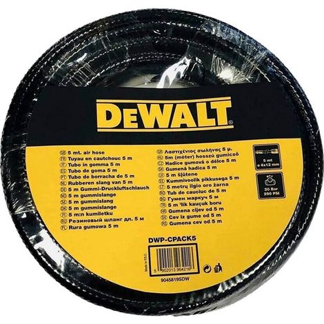 DeWalt DWP-CPACK5 Pneumatic Ruber Hose 5 Meter