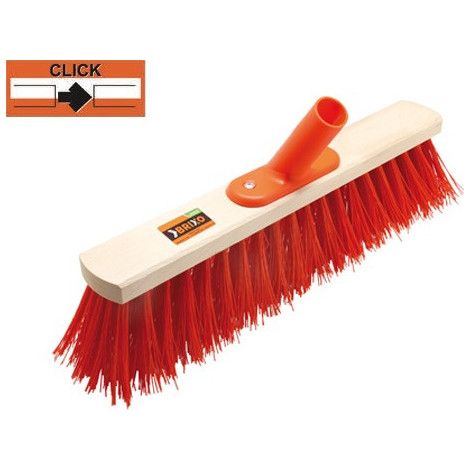Cepillo Brixo Ergo Click 40 cm – Cerdas de nylon – Conexión rápida Click Connect