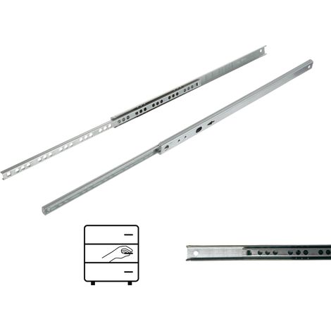 Guida a cuscinetti a sfera H17, estensione parziale 342 mm, 10 kg, Riex NB17 (1/5)