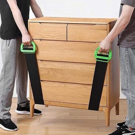 Furniture lifting straps, set of 2, adjustable, support 270 kg, with gloves, perfect for moving and transporting. (1/5)