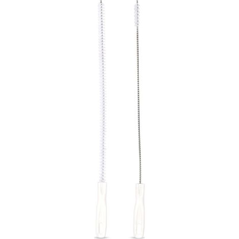 Spiralbürste zum Reinigen des Spülbeckenabflusses, 2 Stück. (1/5)