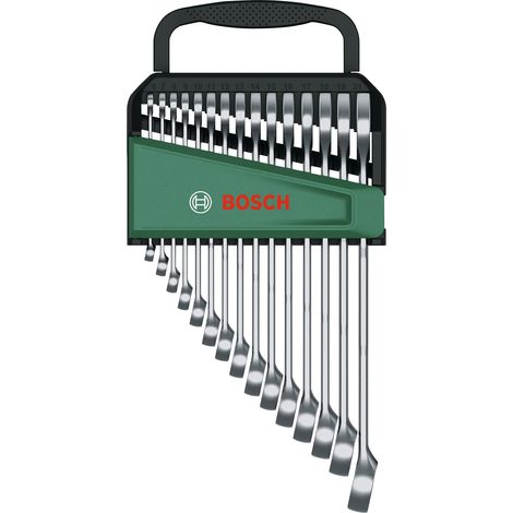 Bosch - 15-teiliger Satz Ringschlüssel/Gabelschlüssel-Kombination 1600A02Z9E (1/5)