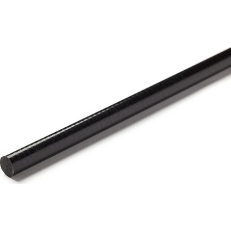 Tige en plastique renforcé de fibre de verre GRP RS PRO Noir Dia. 6mm x 1m ( Prix pour Lot de 5 )